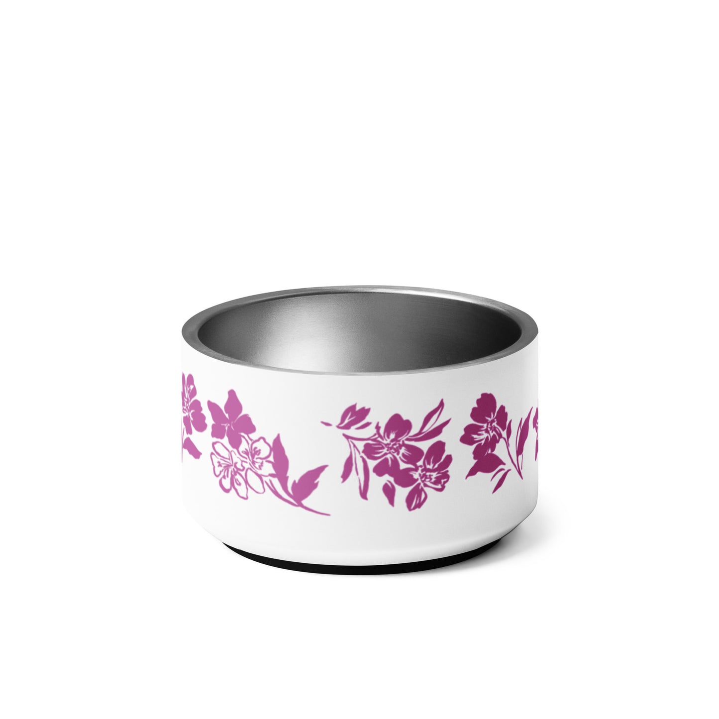 Inky Floral Pet bowl