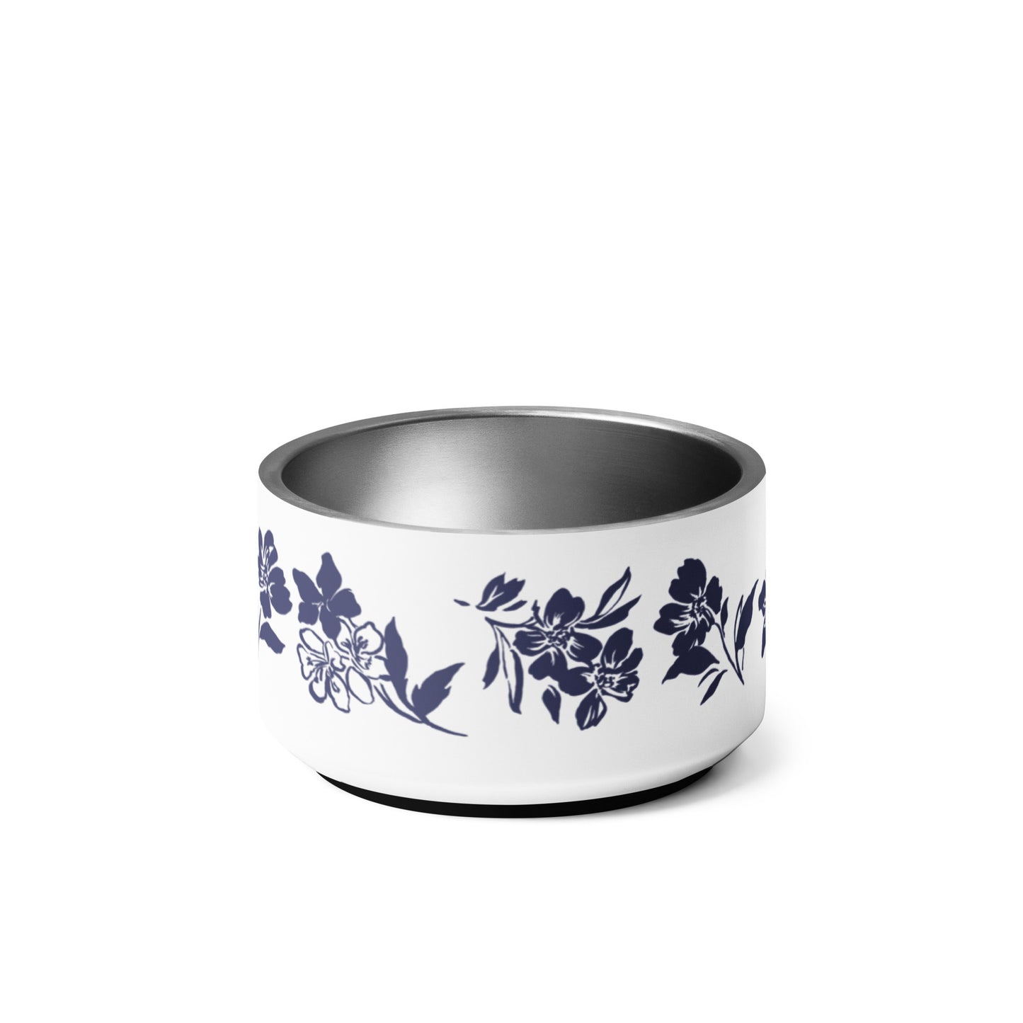 Inky Floral Pet bowl