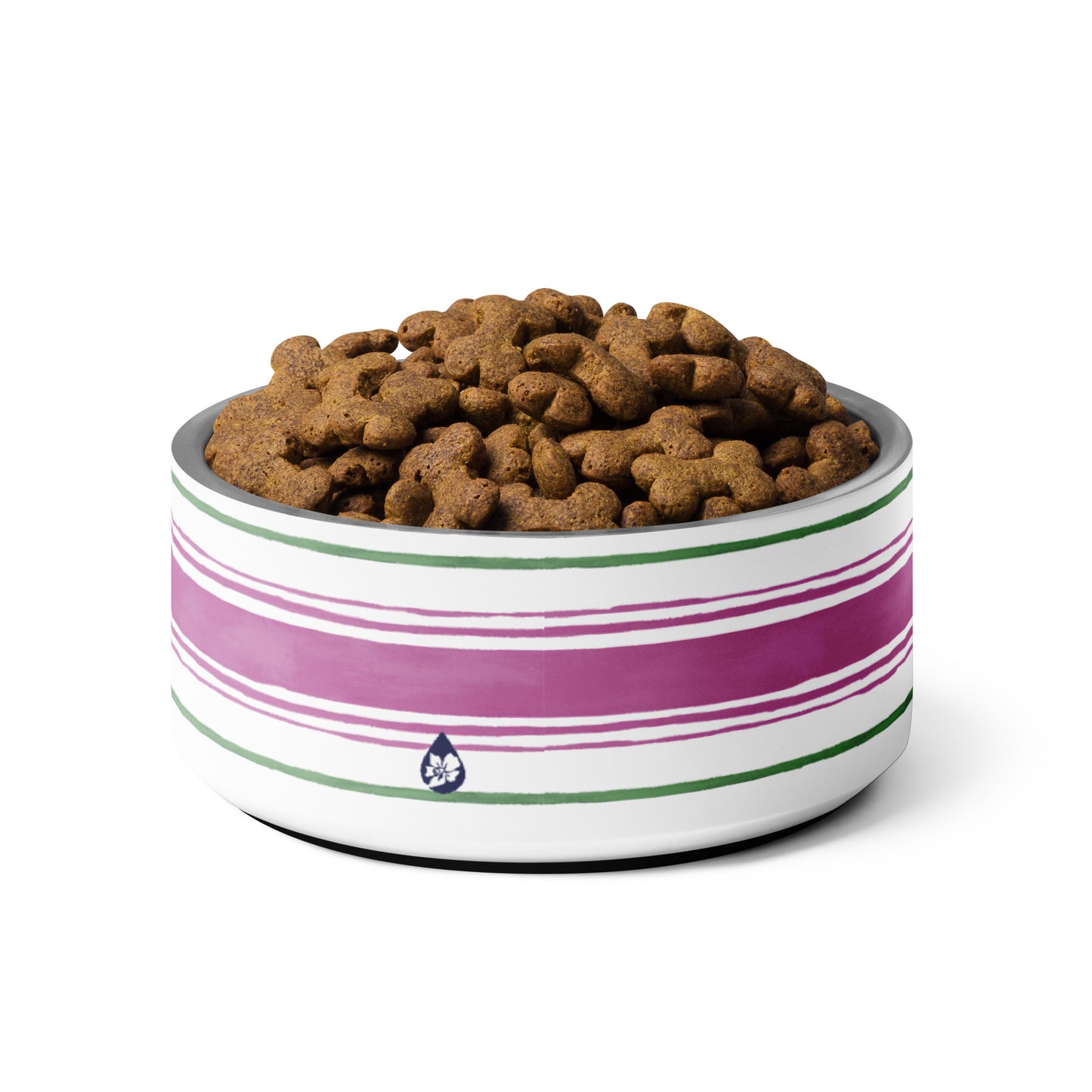 Painterly Stripe Pet Bowl