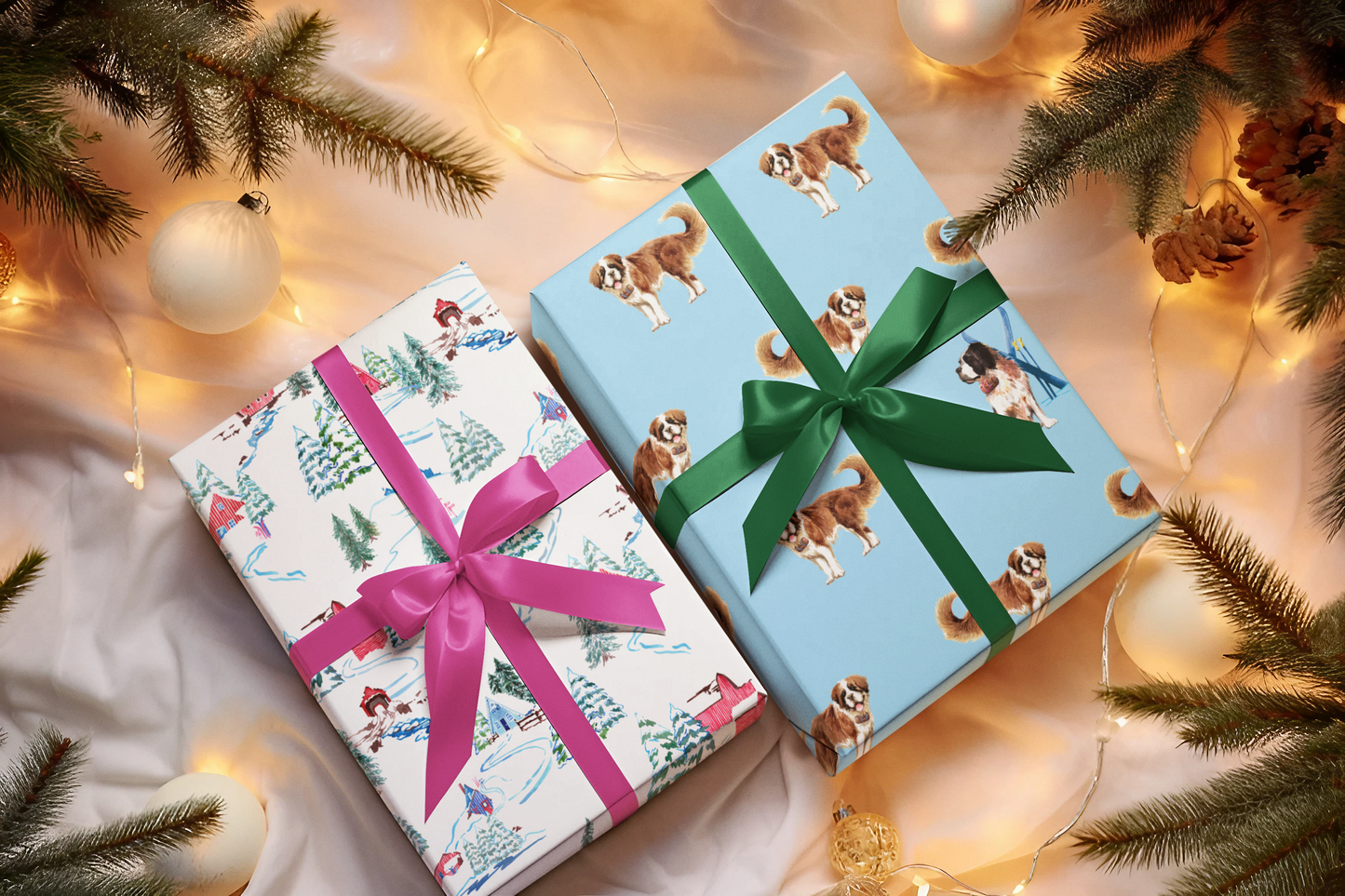 Ski Chalet - Wrapping Paper
