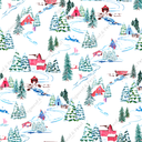 SKI CHALET PRINT