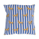 Good Dog Prep Stripe Outdoor Pillows