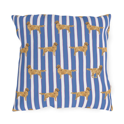 Good Dog Prep Stripe Outdoor Pillows