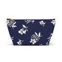 Inky Floral Travel Pouch
