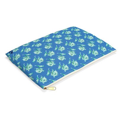 Watercolor Woodblock Zip Pouch