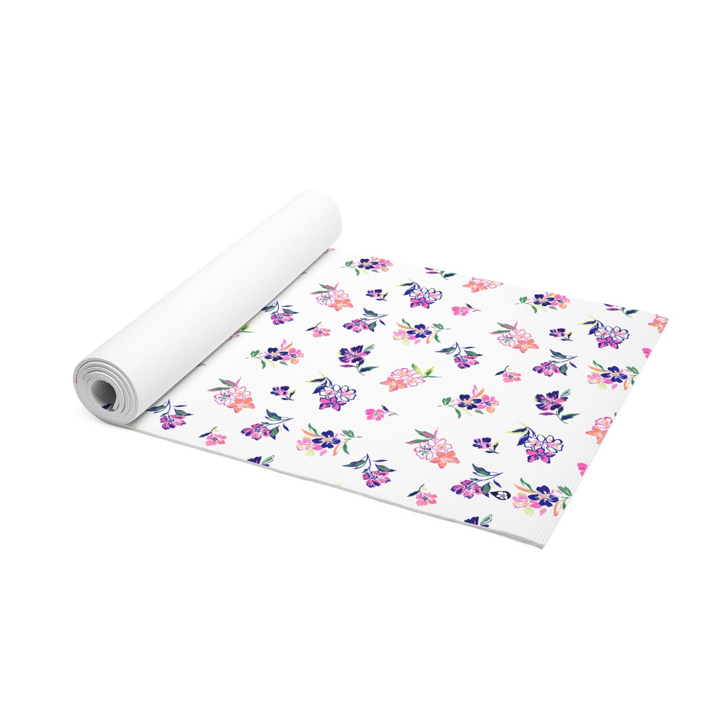 Inky Floral Yoga Mat