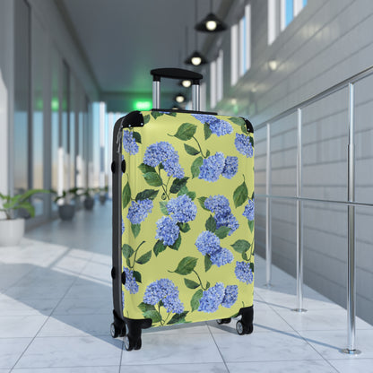 Something Blue Hydrangea Suitcase