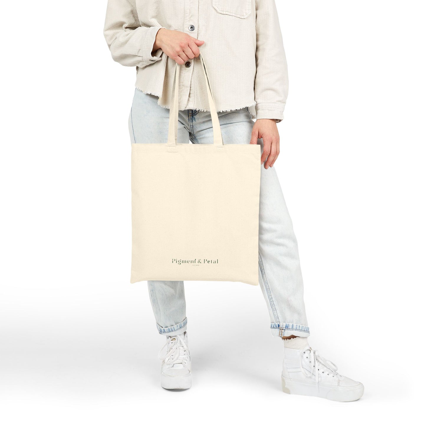 Midnight Bloom Organic Tote