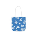 Inky Floral Canvas Tote Bag