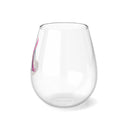 Snow Dog Stemless Wine Glass