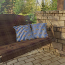Good Dog Prep Stripe Outdoor Pillows