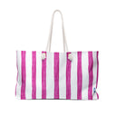 Bold Painted Stripe Beach Tote