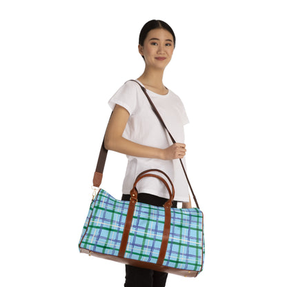 Alpine Plaid Waterproof Travel Bag