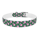 Watercolor Woodblock Dog Collar