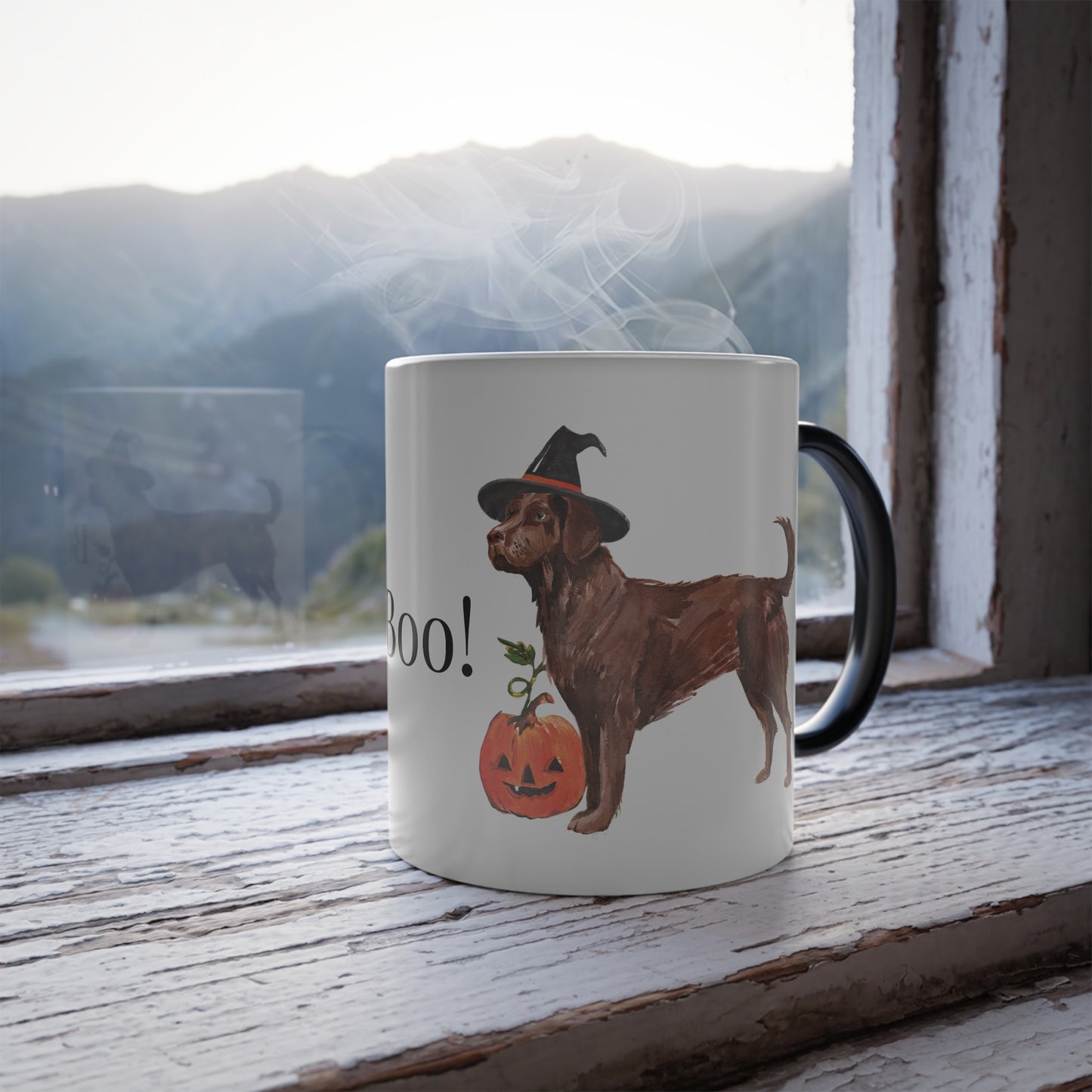 Spooky Pup Morphing Mug