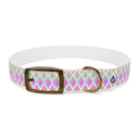 Painted Geo Dog Collar