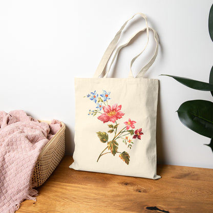 Midnight Bloom Organic Tote