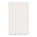 Garden Trellis Kitchen Towel back view in Cloudless Blue Colorway