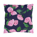 Hydrangea Outdoor Pillow in Twilight