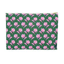 Watercolor Woodblock Zip Pouch