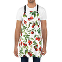 Man wearing Tomato Tomato Kitchen Apron Tied at neck and waist