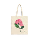 Botanical Hydrangea Canvas Tote Bag