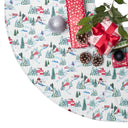 Ski Chalet Holiday Tree Skirt