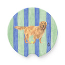 Good Dog Painted Stripe Car Coaster