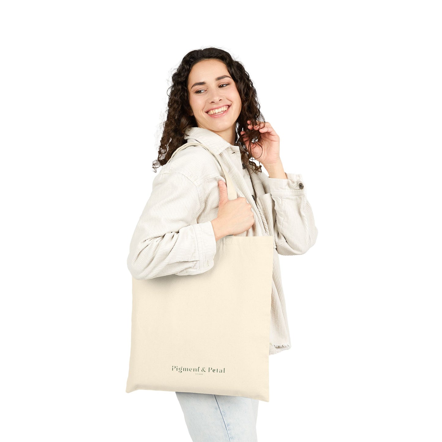 Midnight Bloom Organic Tote