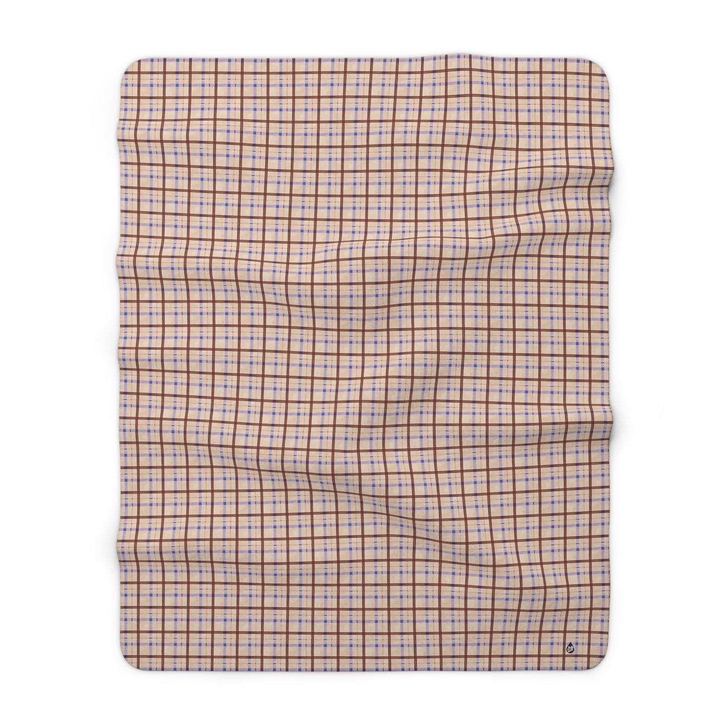 Harvest Plaid Sherpa Fleece Blanket