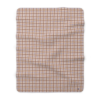 Harvest Plaid Sherpa Fleece Blanket