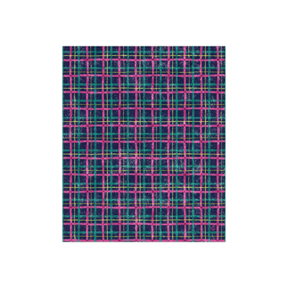 Alpine Plaid Velvet Blanket
