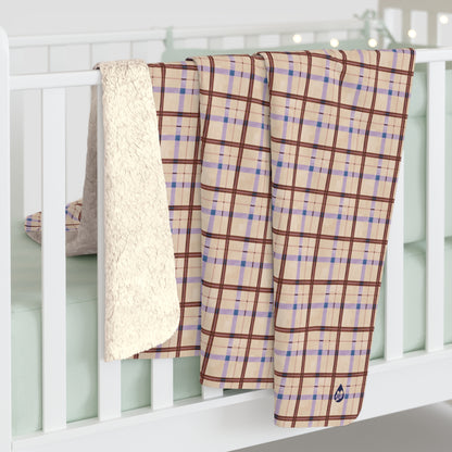 Harvest Plaid Sherpa Fleece Blanket