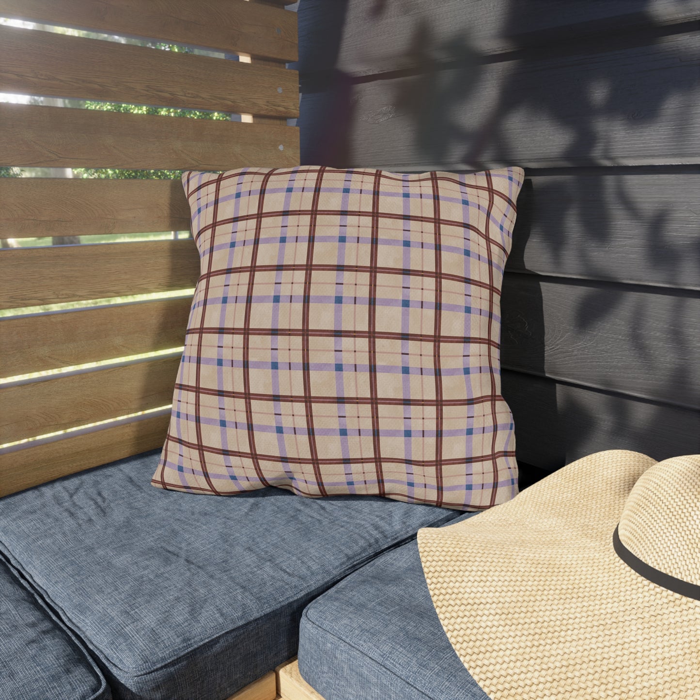 Harvest Plaid Outdoor Pillows