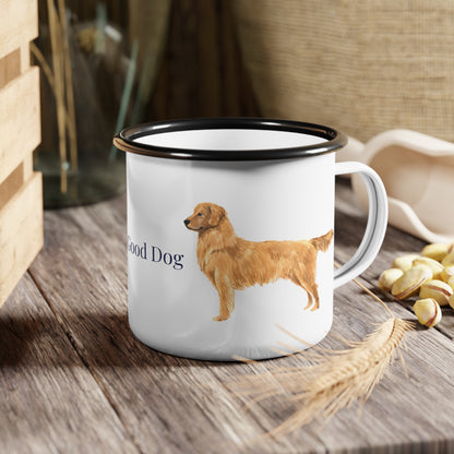 Good Dog Enamel Camp Cup