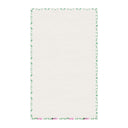 Garden Trellis Kitchen Towel back view  in Tennis Grass Green Colorway