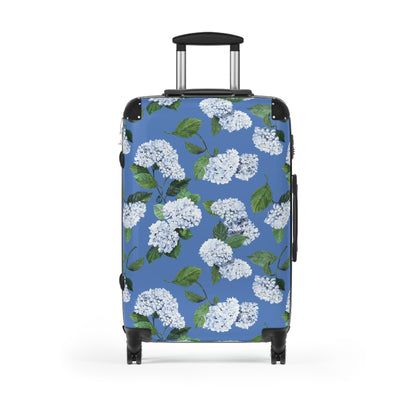 Something Blue Hydrangea Suitcase