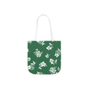 Inky Floral Canvas Tote Bag