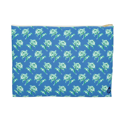 Watercolor Woodblock Zip Pouch