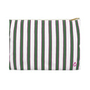 Prep Stripe Zip Pouch