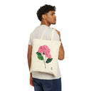 Botanical Hydrangea Canvas Tote Bag
