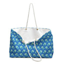 Watercolor Woodblock Weekender Tote