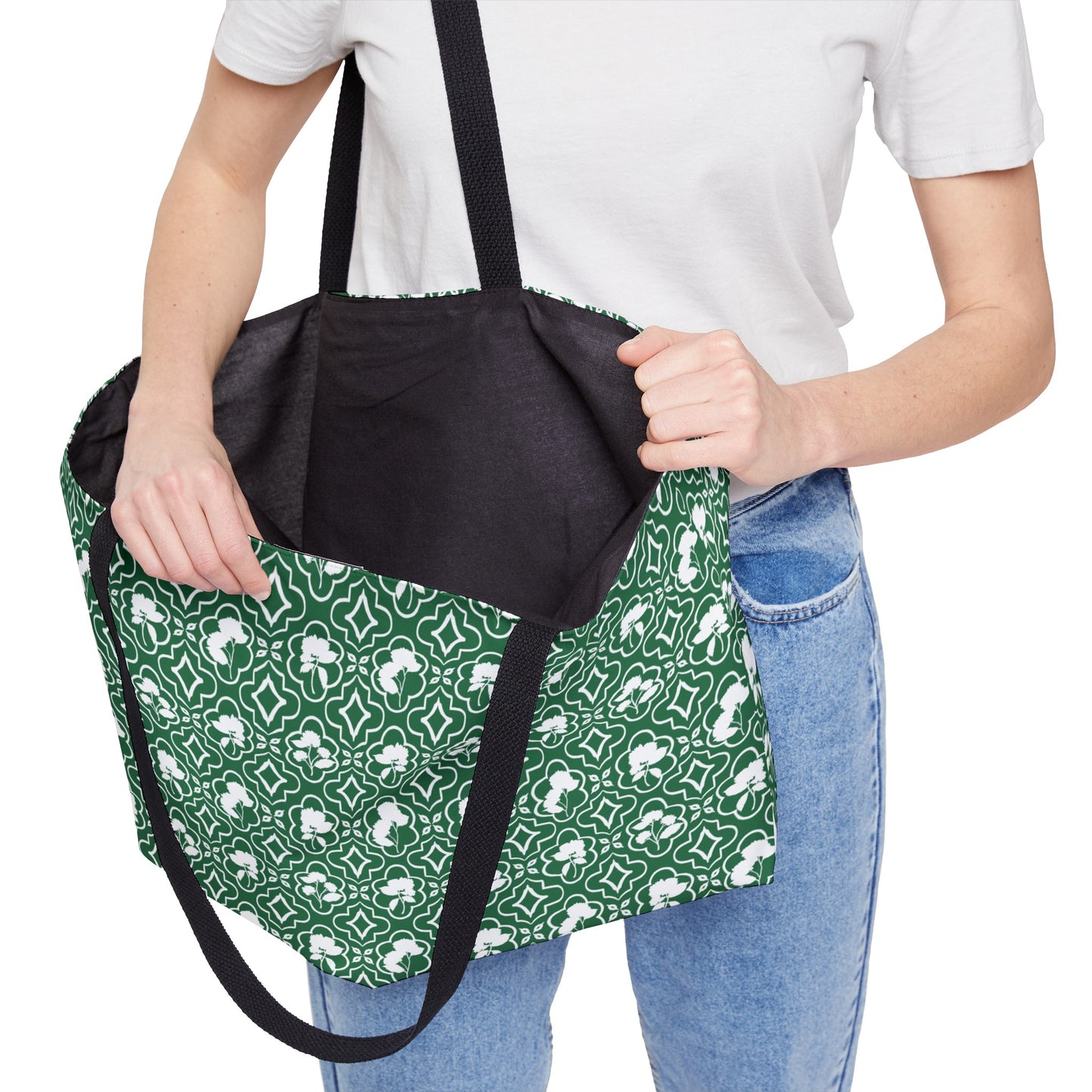 Garden Shadow Trellis Weekender Tote Bag