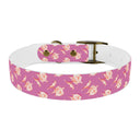 Watercolor Woodblock Dog Collar