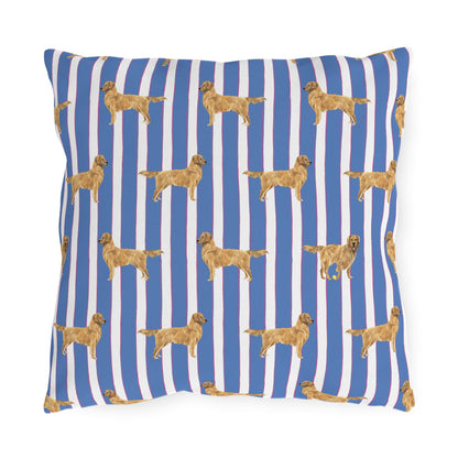 Good Dog Prep Stripe Outdoor Pillows