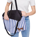 GOOD DOG Prep Stripe Weekender Tote Bag