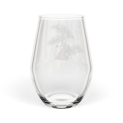Winter Bells Stemless Wine Glass