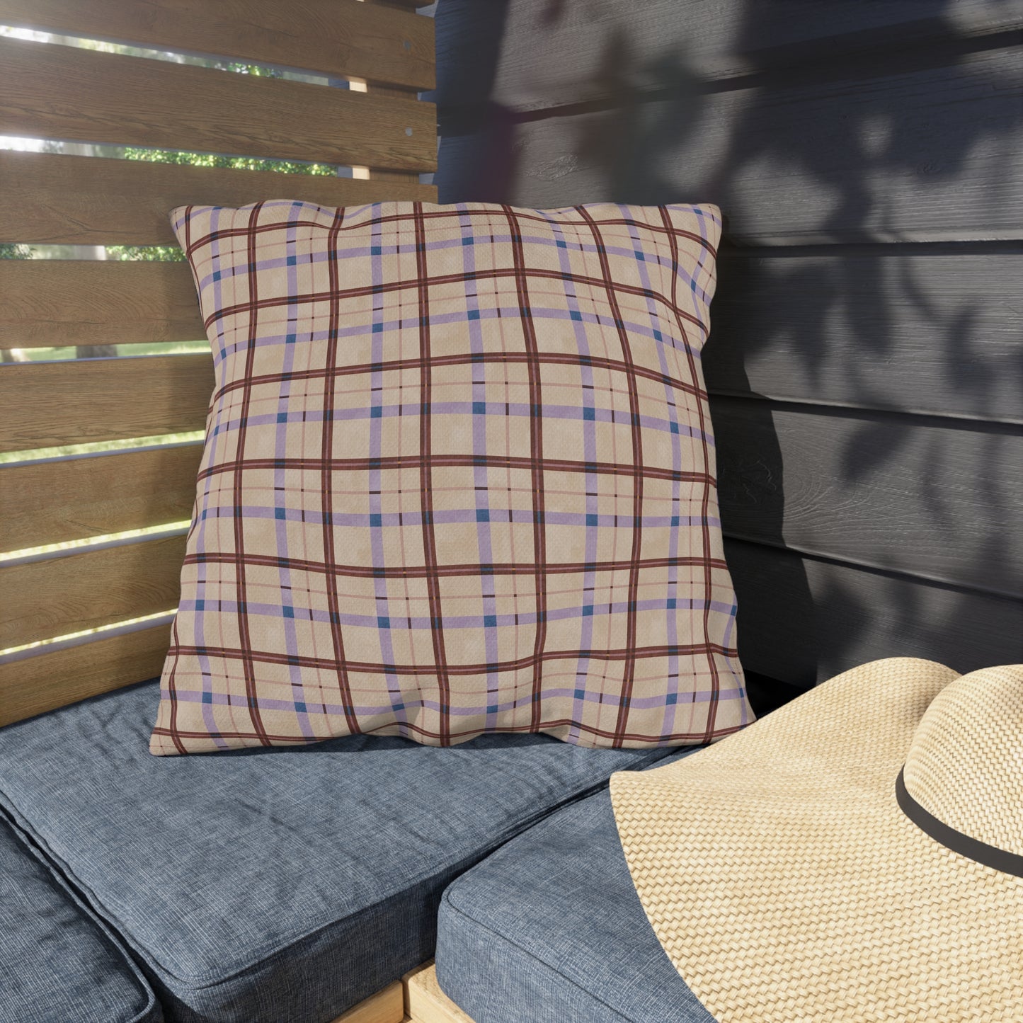 Harvest Plaid Outdoor Pillows