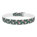 Watercolor Woodblock Dog Collar
