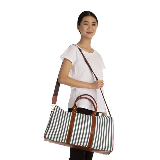 Prep Stripe Waterproof Travel Bag
